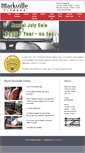 Mobile Screenshot of markvillefitness.net